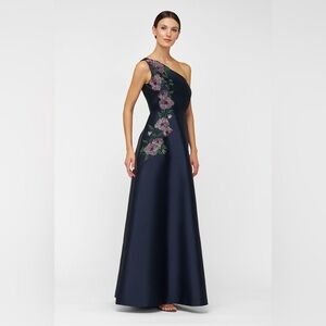 Kay Unger Giada Gown Dark Midnight